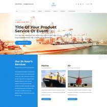 海运码头港口运输企业商务整站模板