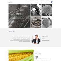 玉米种植研究院HTML5模板是一款适合农作物养殖HTML5企业网站模板下载