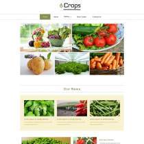 响应式css3水果蔬菜html5清爽模板