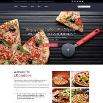 披萨意面制作西餐厅企业网站模板