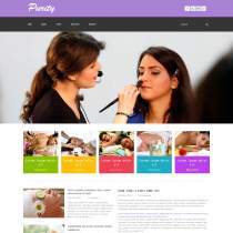 Purity女性美容按摩公司响应式网站模板