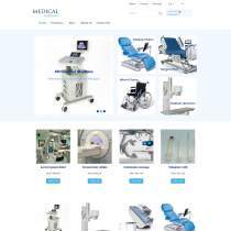 医疗设备公司响应式网页模板