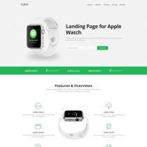 Apple Watch手表产品官网介绍响应式模板