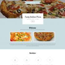 Pizza在线点餐餐厅平台网页模板
