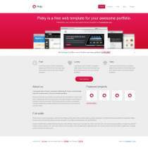 大红色简洁的网站建设企业官方模板