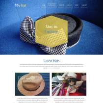 服装饰品帽子网店html5模板