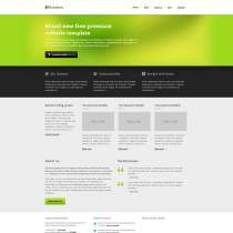 精美漂亮的软件企业网站模板(绿色)