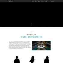 精品黑色大气企业网站设计商业响应式模板