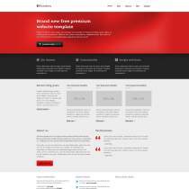 精美漂亮的软件企业网站模板(红色)