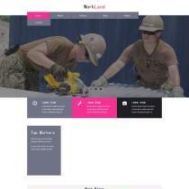 机械装修施工bootstrap企业网页模板