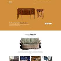 欧式风格家居沙发搭配企业网站模板【精品】