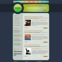 七彩富UI设计的企业网站模板