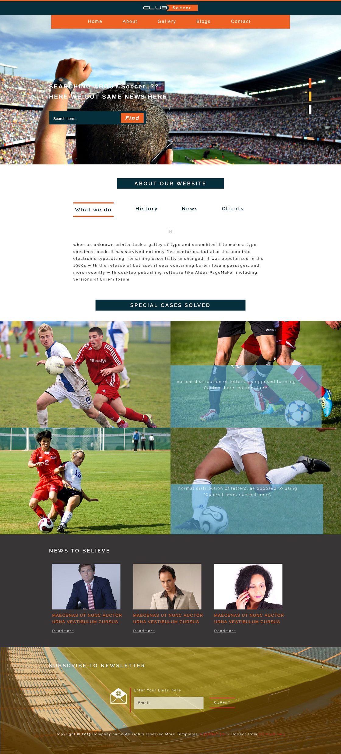 学校运动会体育比赛网站模板