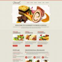 秀色可餐!漂亮的西餐美食企业网页模板